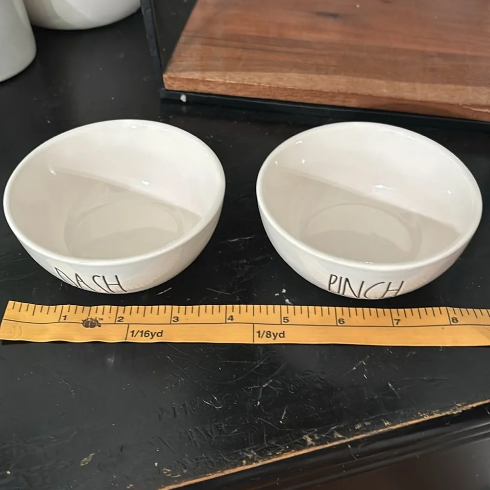 NWT Rae Dunn Ceramic Dash and Pinch Bowls